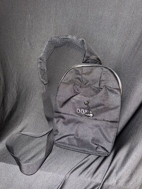 Men's Black Sling Crossbody Bag - Minimal Everyday Carry SMELL PROOF